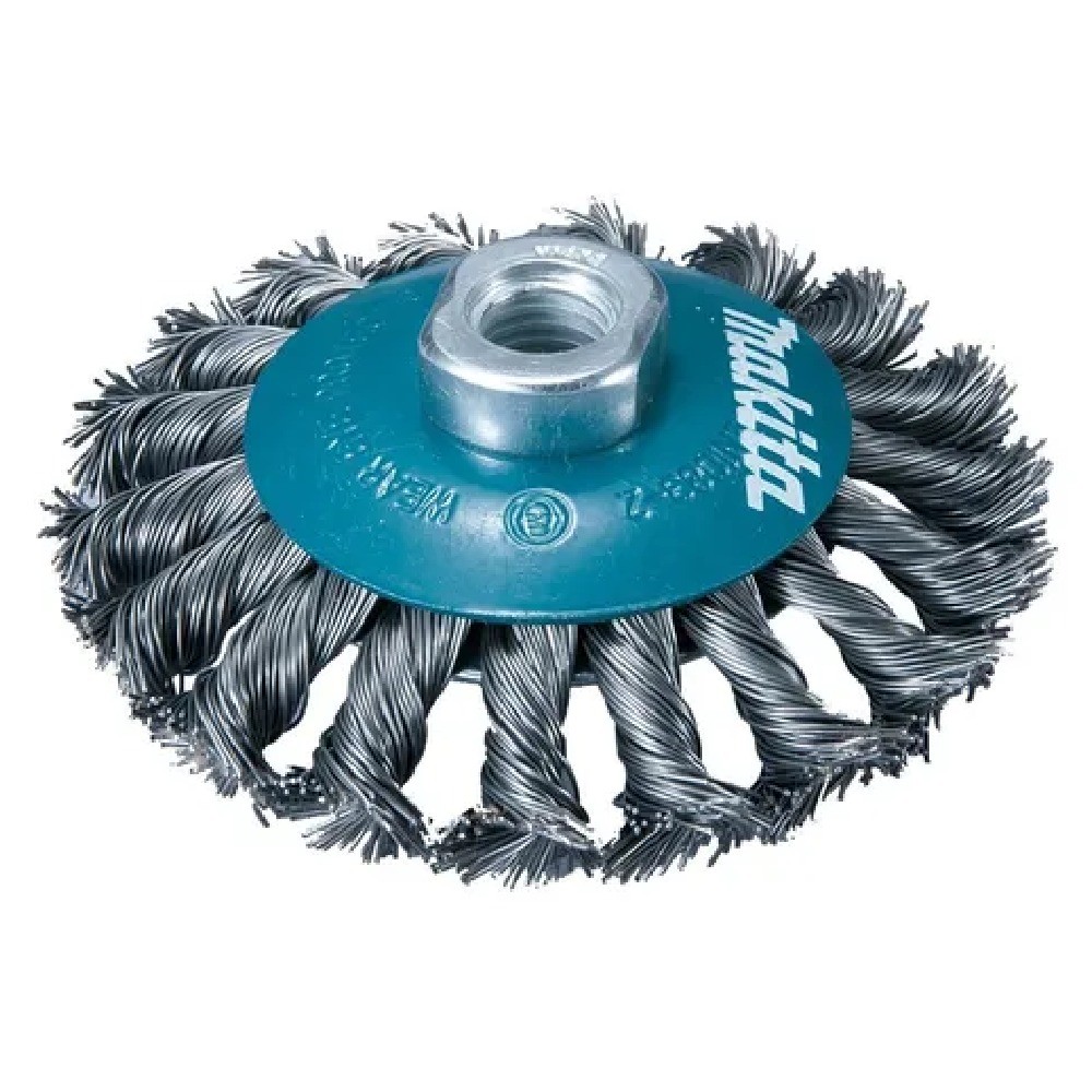 แปรงลวดเหล็กถักเกลียวแบบกลม MAKITA D 39899 ขนาด 4 1 2 นิ้ว เกลียว 5 8″ 11