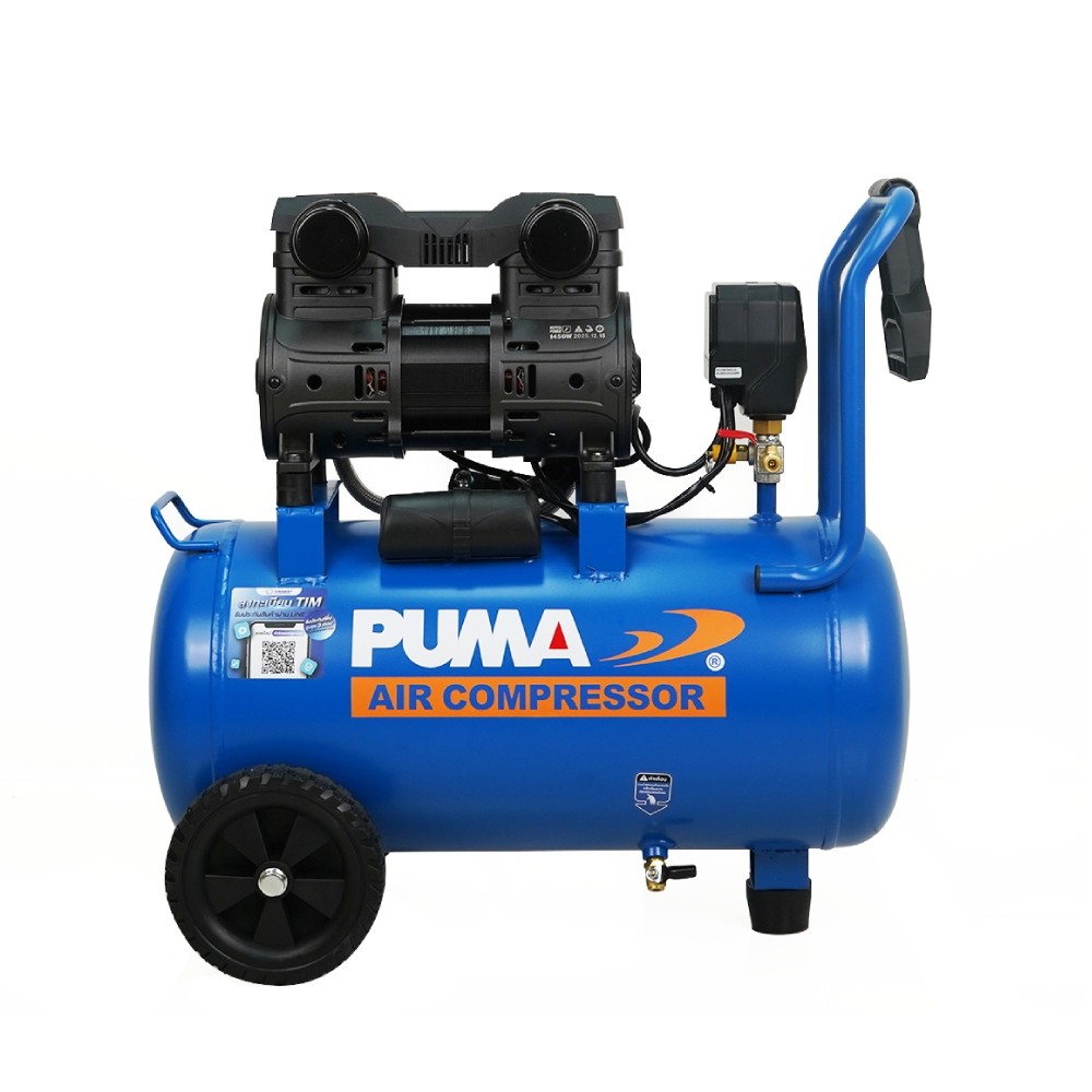 ปั๊มลม PUMA FORCE 35 MARK II ความเร็วมอเตอร์ 1450W ขนาด 35 ลิตร 