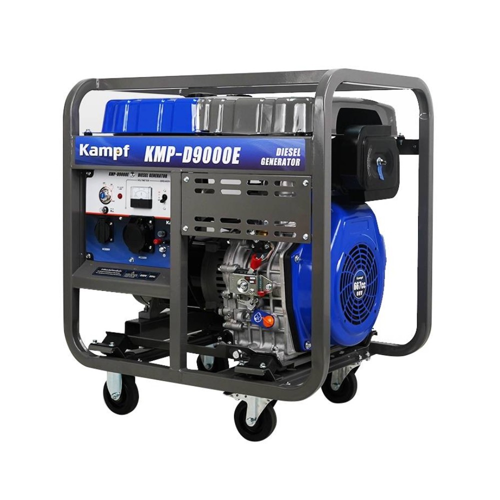 เครื่องกำเนิดไฟฟ้า ดีเซล PUMA KMP D9000E DIESEL GENERATOR กำลังไฟ 9 0 kW 220V