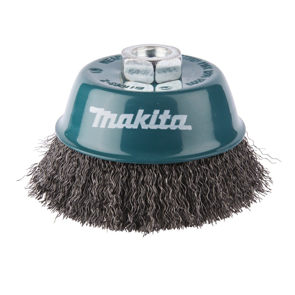 แปรงลวดถ้วยเหล็กลวดหยิก MAKITA D 29284 ขนาด 100 มม  เกลียว M14
