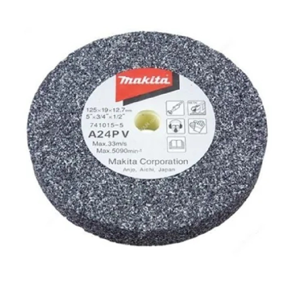 หินเจียรคอยาว MAKITA 741015 5 ขนาด 125×19×12 7 มม  เบอร์ 24