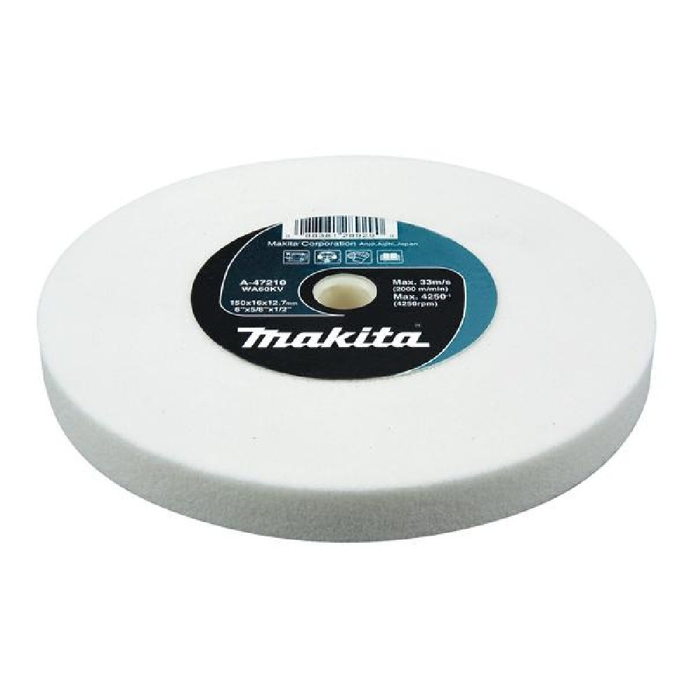 หินเจียรขาว MAKITA A 47210 WA60K ขนาด 6 นิ้ว 150×16×12 7 มม 