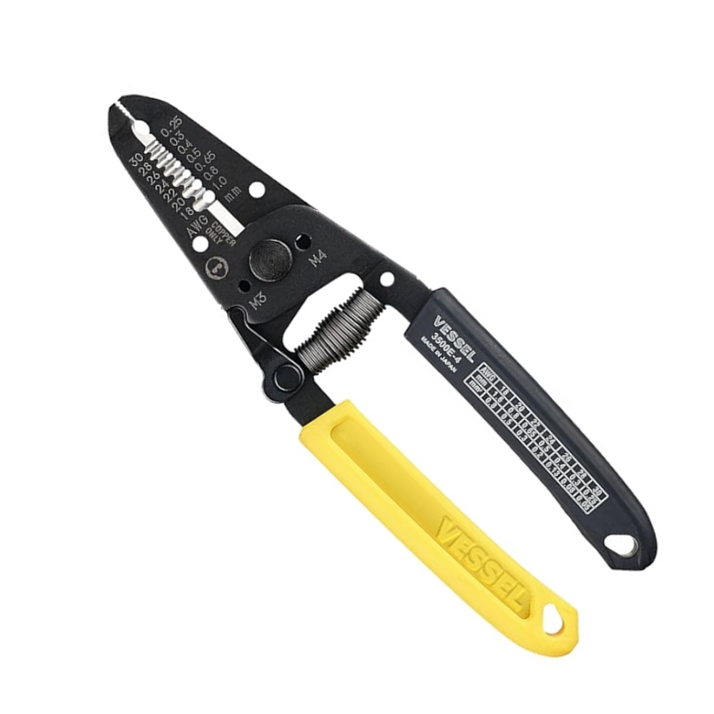 คีมปอกสายไฟ VESSEL 3500E 4 ขนาดสายไฟที่รองรับ 0 5   3 0 mm 