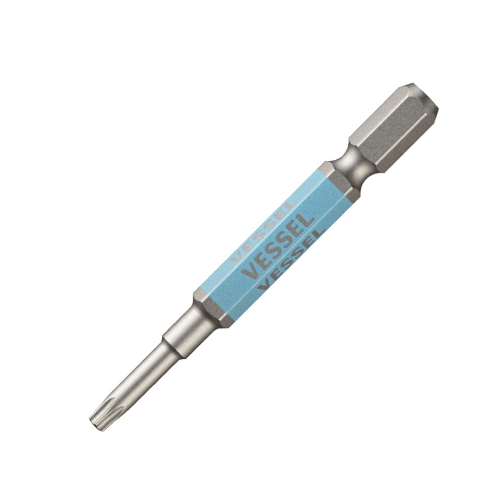 ดอกไขควงลม TORX มีรู VESSEL GSVT15SH ขนาด T15H x 65 mm 