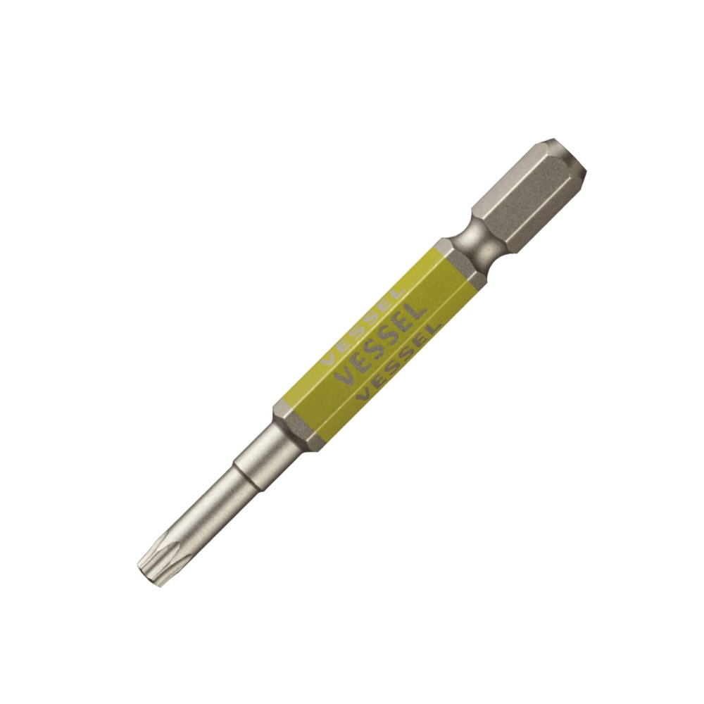 ดอกไขควงลม TORX มีรู VESSEL GSVT20SH ขนาด T20H x 65 mm 