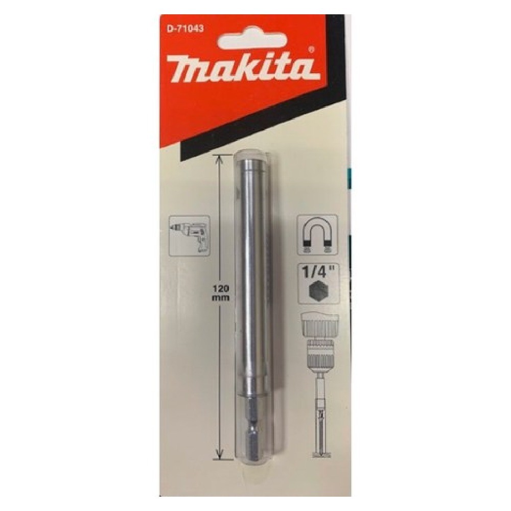 แกนแม่เหล็กจับดอก แบบใส MAKITA D 71043 ขนาด 120 มม 
