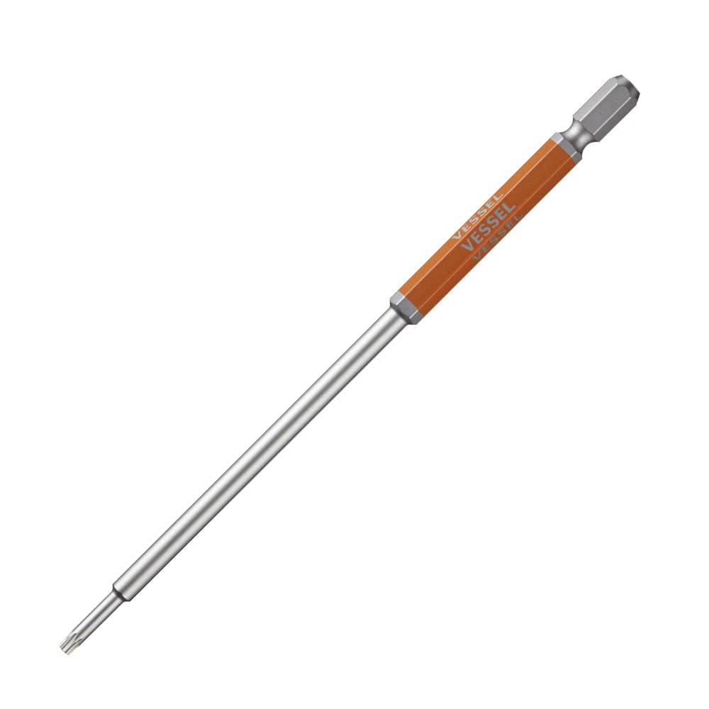 ดอกไขควงหัวหกเหลี่ยม ดอกยาว VESSEL GSH025L ขนาด 2 5 x 150 mm  Made in japan  ของเเท้ 