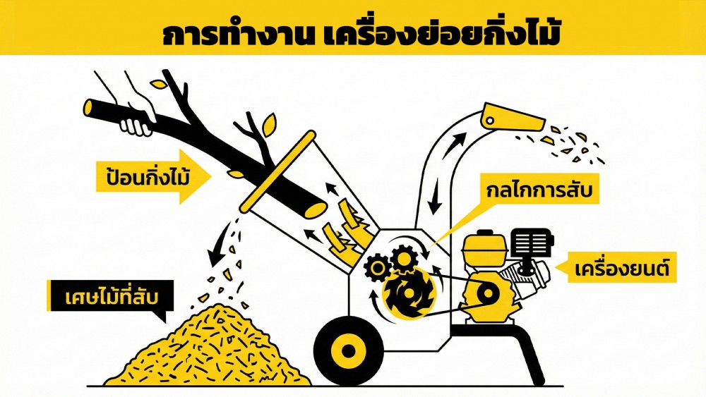 5 พฤติกรรมเสี่ยงที่ อันตราย ห้ามทำ เมื่อใช้งาน เครื่องย่อยกิ่งไม้ 5 พฤติกรรมเสี่ยงที่ อันตราย ห้ามทำ เมื่อใช้งาน เครื่องย่อยกิ่งไม้