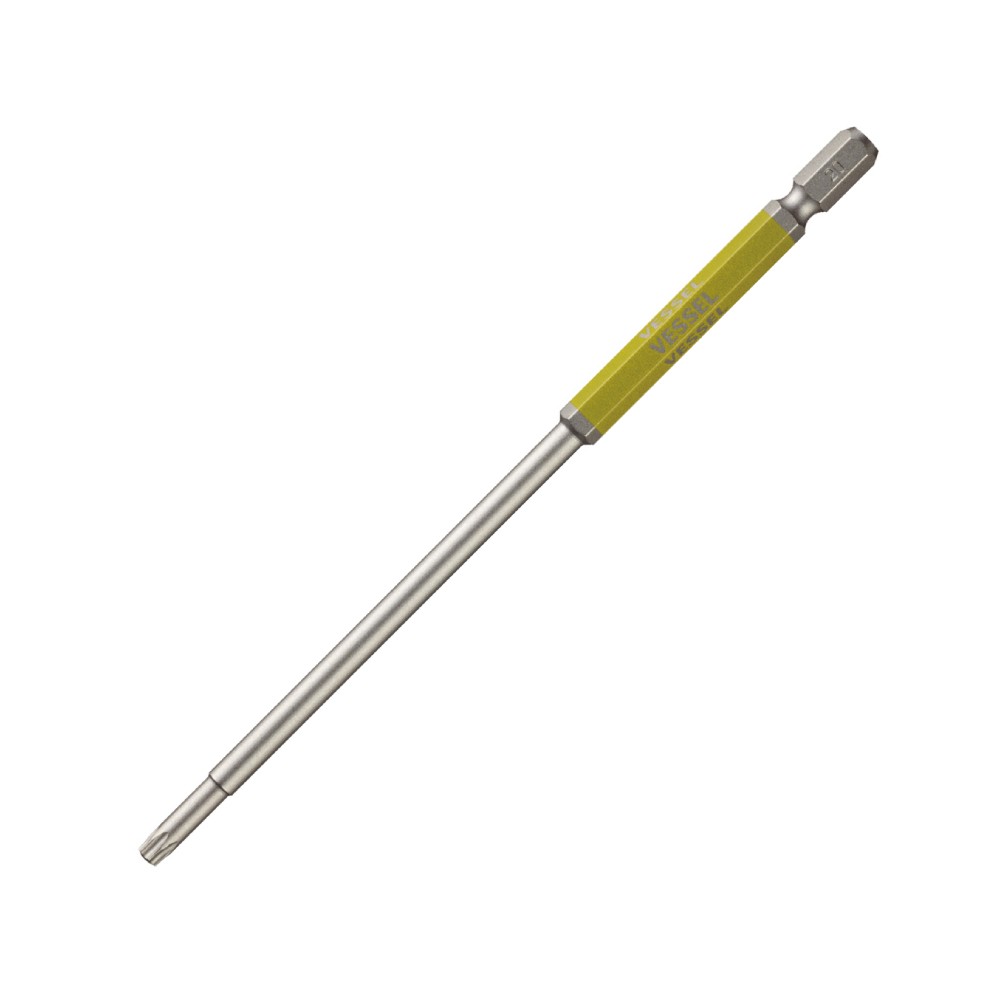 ดอกไขควงหัวหกเหลี่ยม ดอกยาว VESSEL GSVT20LH ขนาด T20H x 150 mm 