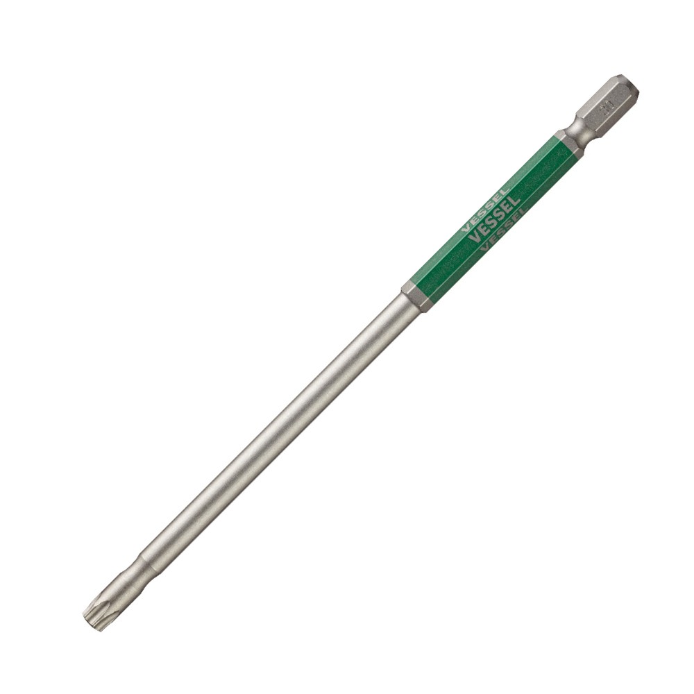 ดอกไขควงหัวหกเหลี่ยม ดอกยาว VESSEL GSVT30LH ขนาด T30H x 150 mm 