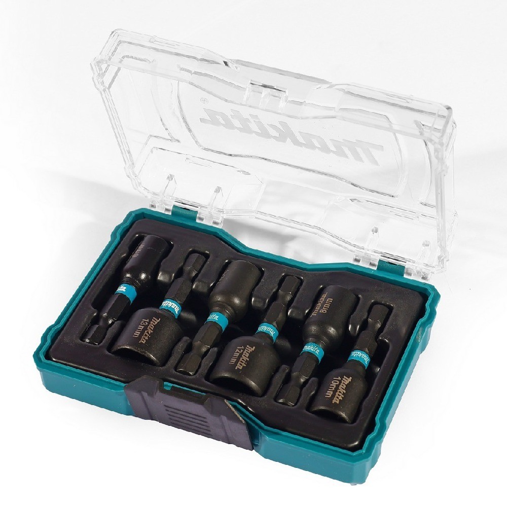 บล็อกขันน็อต Impact Black MAKITA E 15768 E Form  6 ชิ้น 