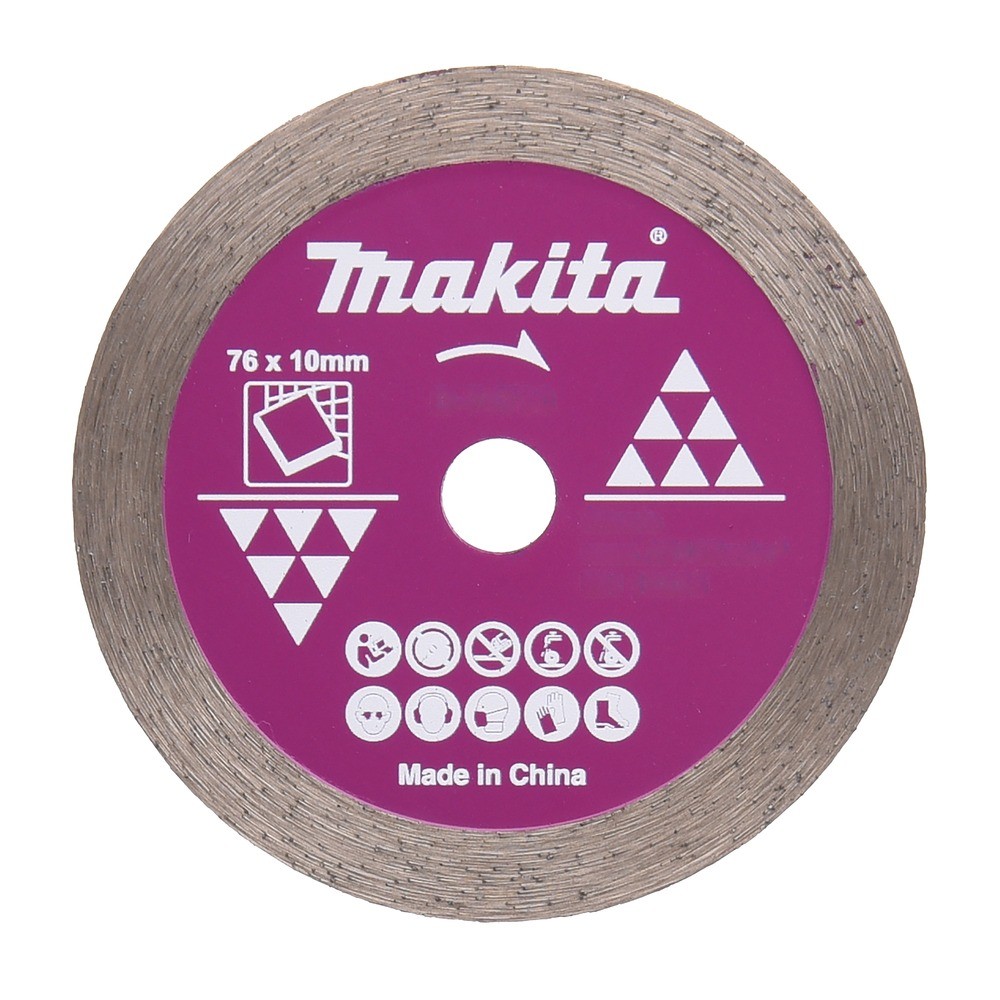 ใบเพชรตัดกระเบื้อง ขอบเรียบ MAKITA D 77263 ขนาด 76×10 มม 