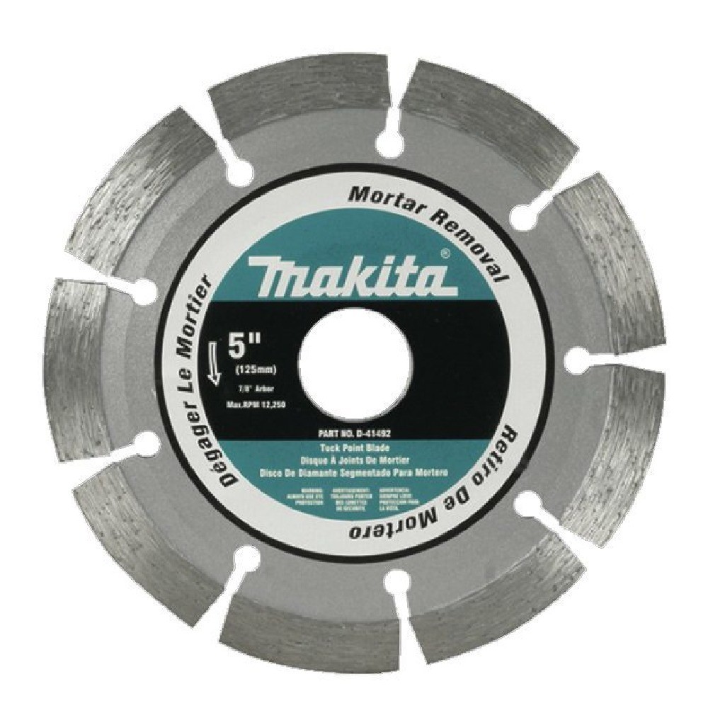 ใบตัดร่องปูนแบบเดี่ยว MAKITA D 41492 ขนาด 5 นิ้ว รู 7 8 นิ้ว