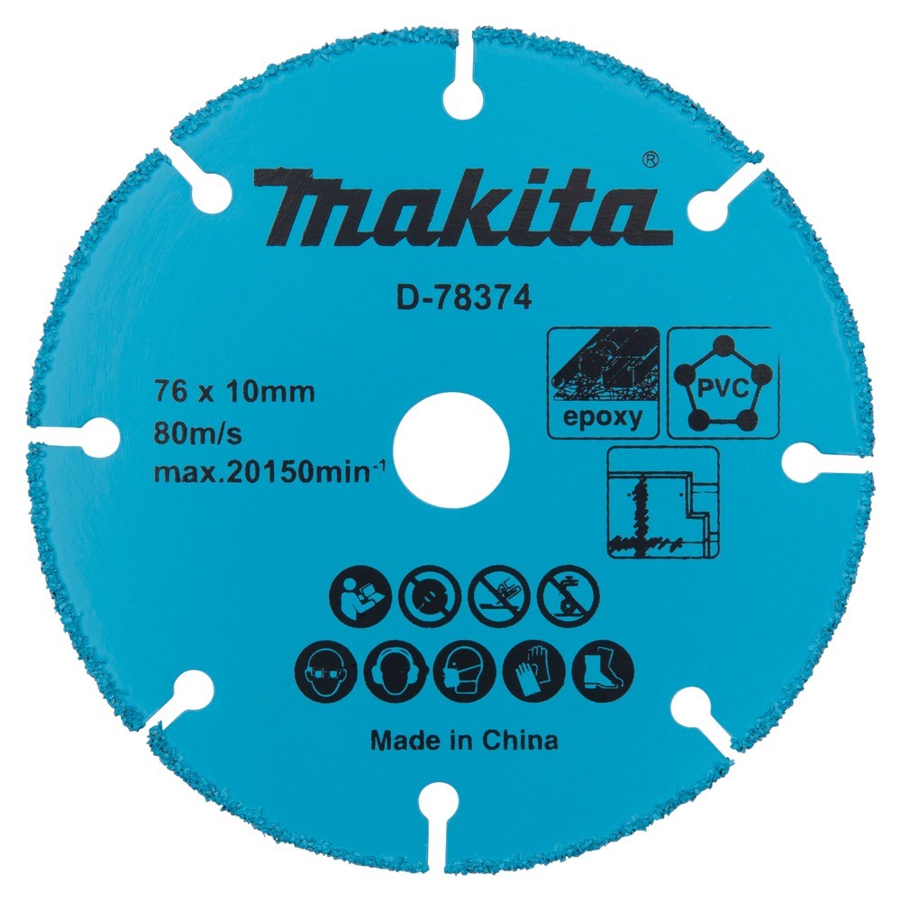 ใบคาร์ไบด์ผงสำหรับงานขัด MAKITA D 78374 ขนาด 76×10 มม 