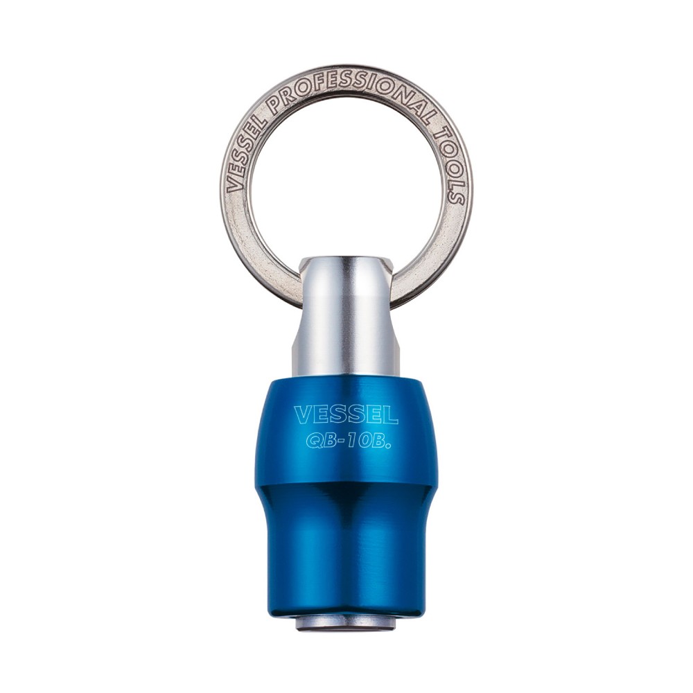หัวจับดอกไขควงปลดเร็ว VESSEL QB 10B Quick Catcher สีน้ำเงิน