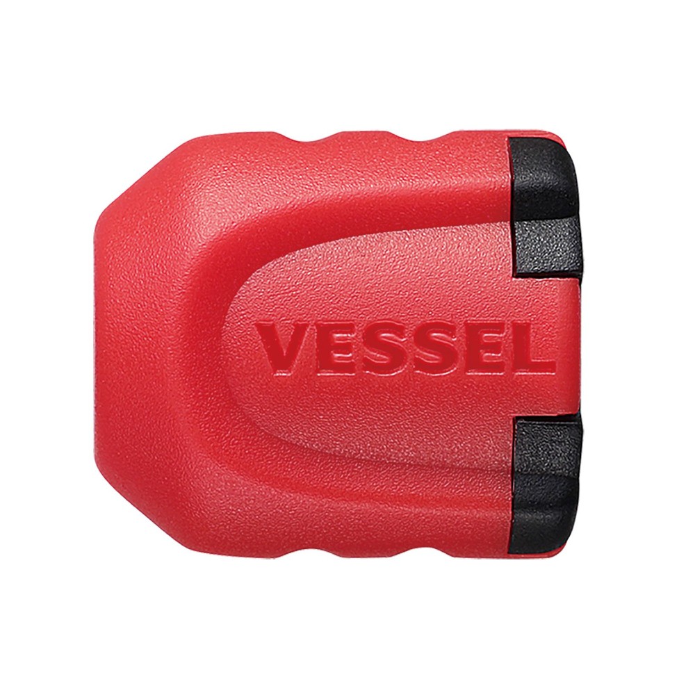 ปลอกแม่เหล็กใส่ดอกไขขวง VESSEL NMS 2PR สีแดง  2 ชิ้น 