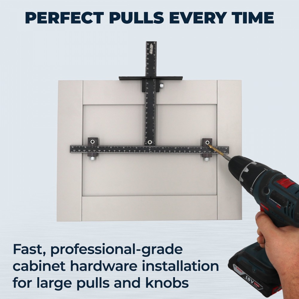 จิ๊กเจาะมือจับตู้ KREG® KHI XLPULL Cabinet Hardware Jig Pro