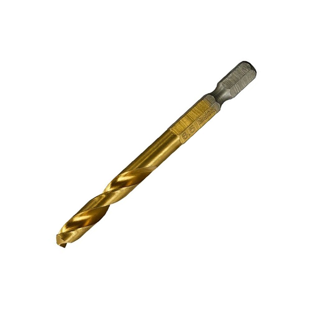 ดอกสว่าน HSS TiN สำหรับบล็อกกระแทก MAKITA B 51188 ขนาด 6 5×81×38 มม 