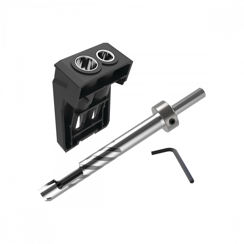 ตัวตั้งระดับ ดอกสว่าน KREG KPHA740 Custom Plug Cutter Drill Guide Kit