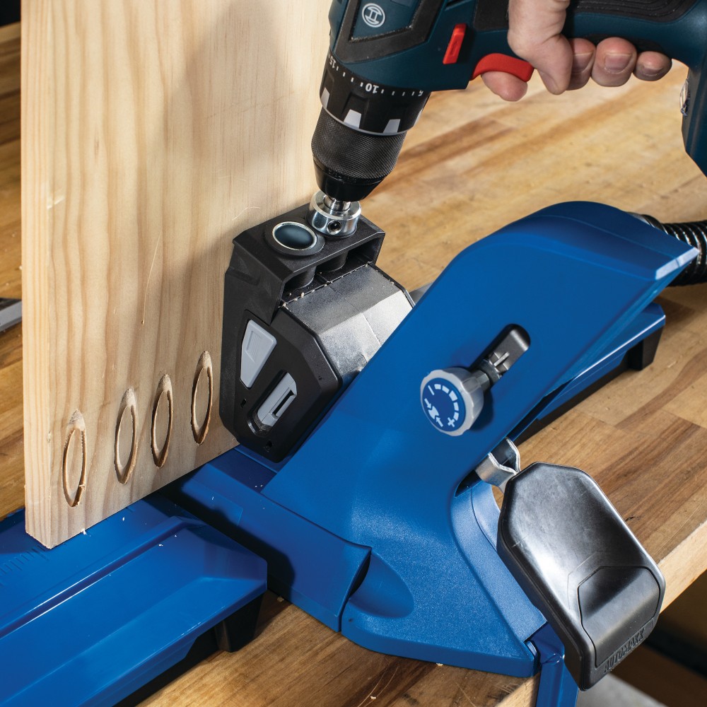 ตัวตั้งระดับ ดอกสว่าน KREG KPHA740 Custom Plug Cutter Drill Guide Kit