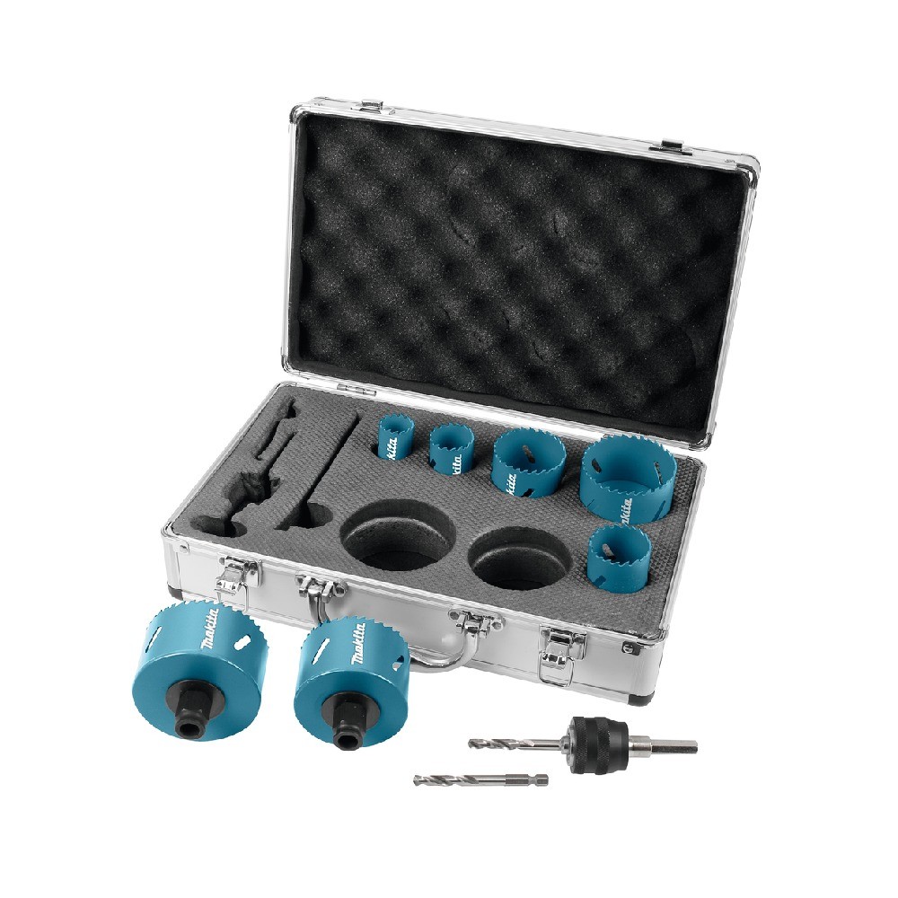 ชุดโฮลซอ Ezychange HS พร้อมอะแดปเตอร์ MAKITA B 18188  25  32  40  51  65  68  76 มม   7 ชิ้น ชุด