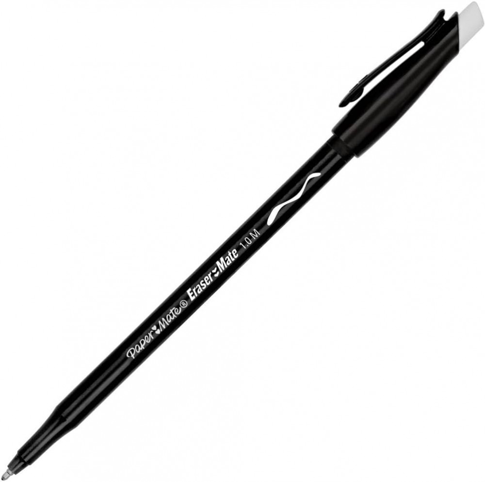 ปากกาลบได้ Paper Mate 2109251 Replay 1 0 มม  สีดำ ลบสะอาด เขียนลื่น