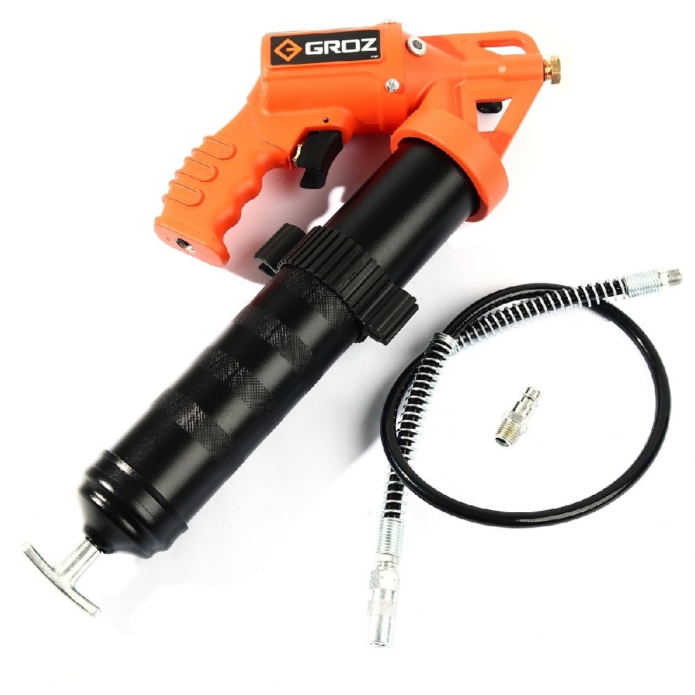 กระบอกอัดจาระบีใช้ลม GROZ รุ่น G061 APGG 1F 30 B ความจุ 500 CC