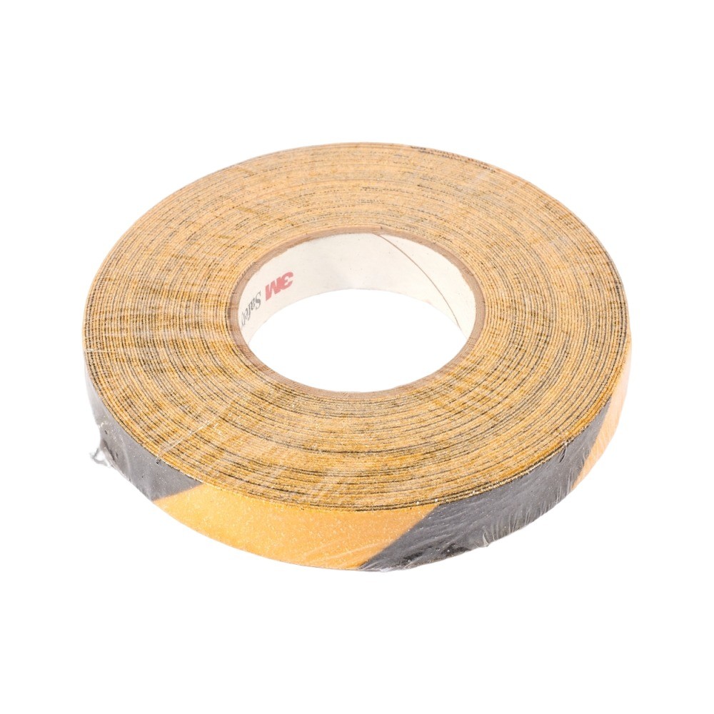 เทปกันลื่นหยาบมาก สีเหลือง ดำ 3M รุ่น 613 ขนาด 2 นิ้ว × 60 FT