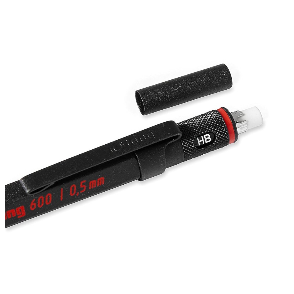 ดินสอกดเขียนแบบ Rotring 600 สีดำ 0 5 มม  ด้ามโลหะ  1904443 