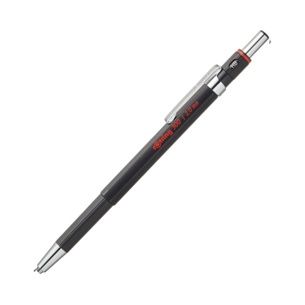 ดินสอกด Rotring 300 Clutch 2 0 มม  สีดำ น้ำหนักเบา  1904729 