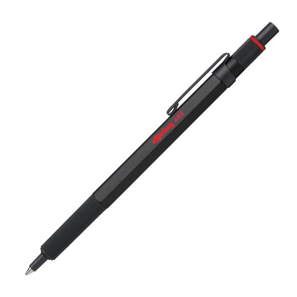 ปากกาลูกลื่น Rotring 600 Ballpoint 1 0 มม  สีดำ ด้ามโลหะ  2032577 