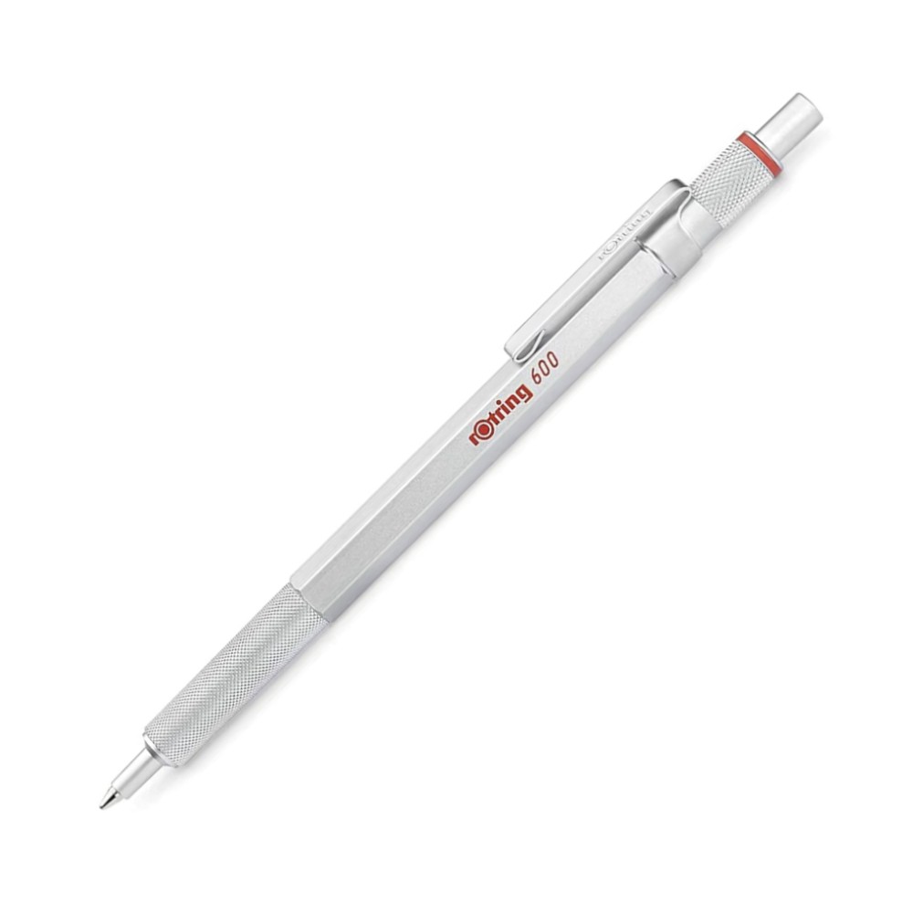 ปากกาลูกลื่น Rotring 600 Ballpoint 1 0 มม  สีเงิน ด้ามโลหะ  2032578 