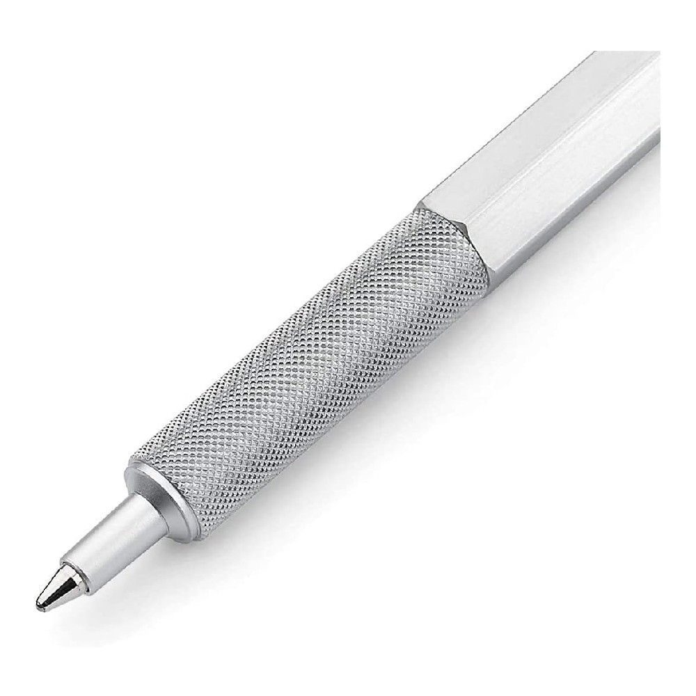 ปากกาลูกลื่น Rotring 600 Ballpoint 1 0 มม  สีเงิน ด้ามโลหะ  2032578 