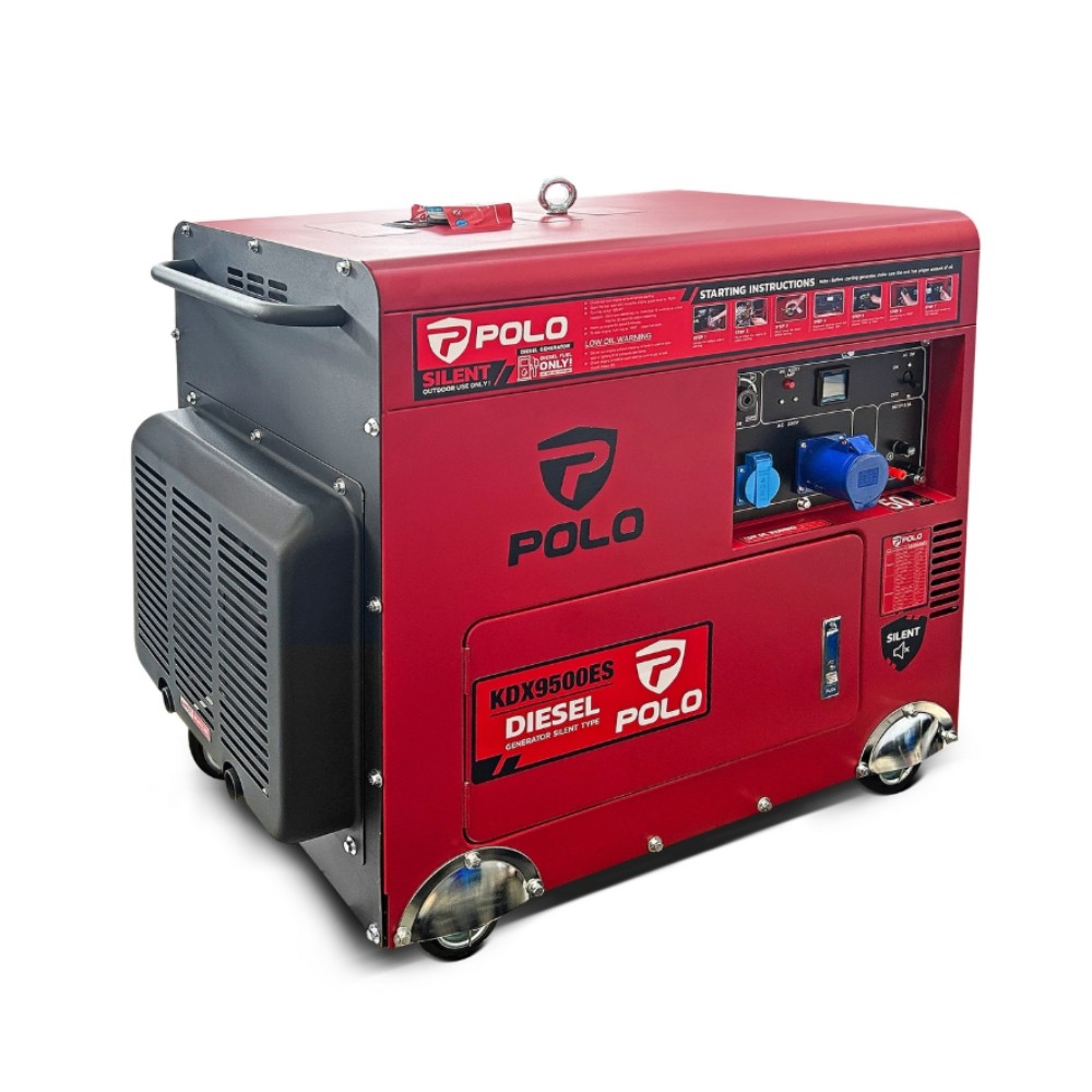 เครื่องปั่นไฟดีเซล POLO KDX9500ES กำลังไฟ 7 5 KW