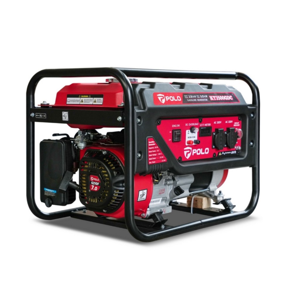 เครื่องปั่นไฟเบนซิน POLO KT3500GDC กำลังไฟ 2 8 KW