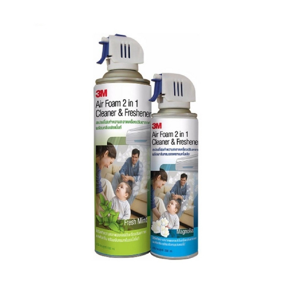 สเปรย์ล้างแอร์ กลิ่นมิ้นท์ แถมกลิ่นแมคโนเลีย 3M รุ่น Z057 0540