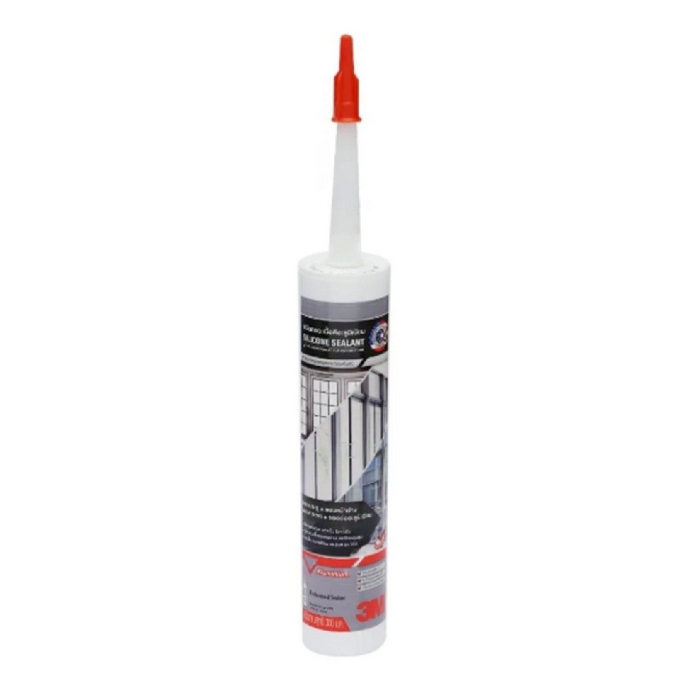 กาวซิลิโคน แบบมีกรด สีอะลูมิเนียม 3M รุ่น Z055 8150 ขนาด 300 ML