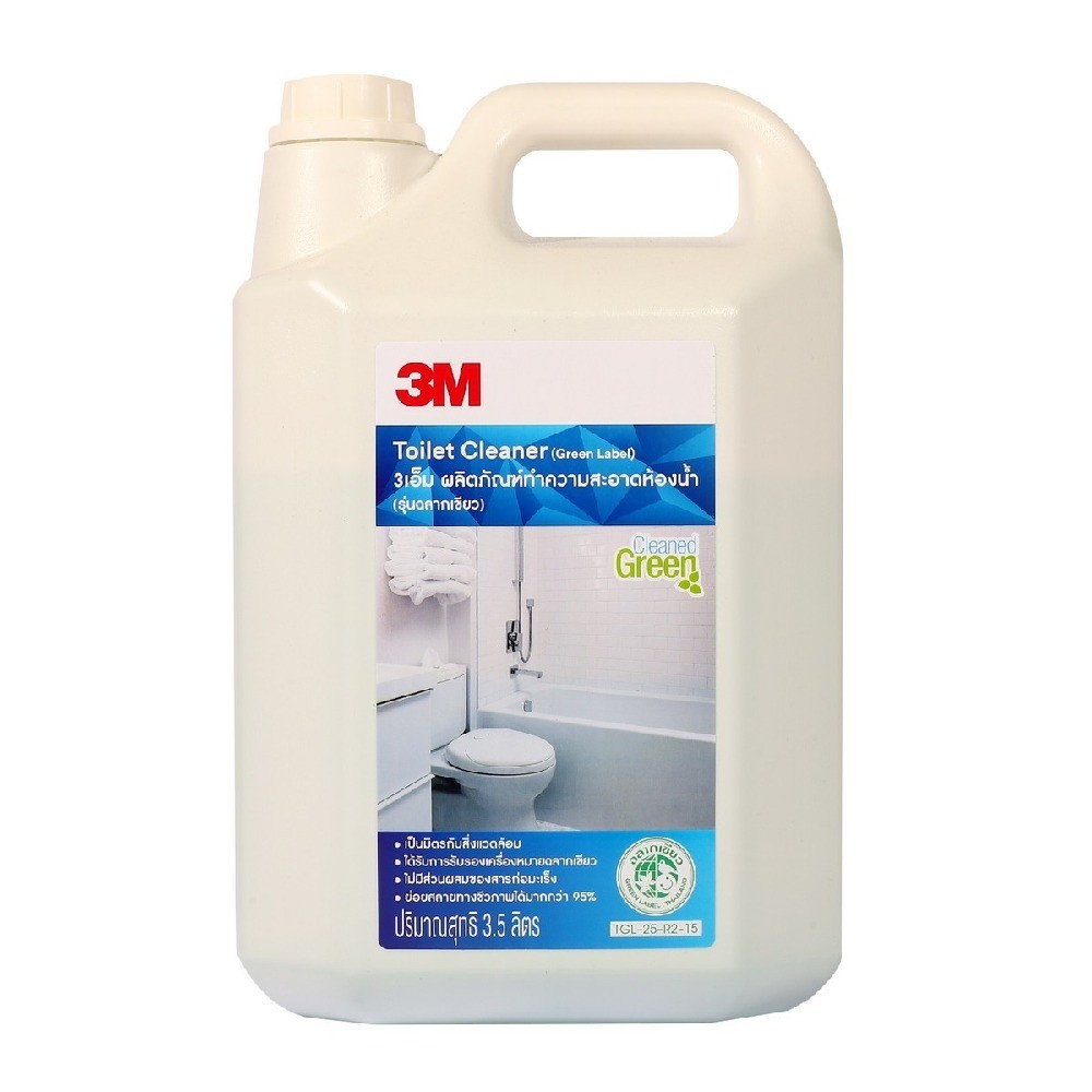 น้ำยาล้างห้องน้ำ ฉลากเขียว 3M รุ่น Z052 0930 ขนาด 3 5 L