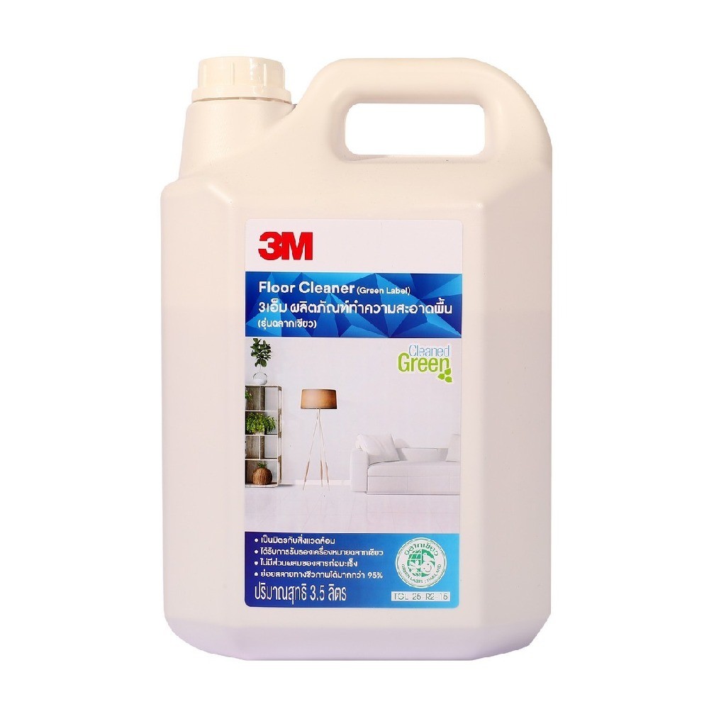 น้ำยาทำความสะอาดพื้น ฉลากเขียว 3M รุ่น Z052 0920 ขนาด 3 5 L