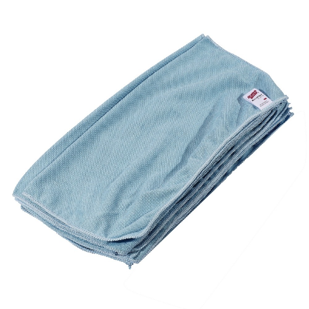 ผ้าไมโครไฟเบอร์ สีฟ้า 3M รุ่น Z052 0476B ขนาด 36 × 36 CM  10 PCS PACK 