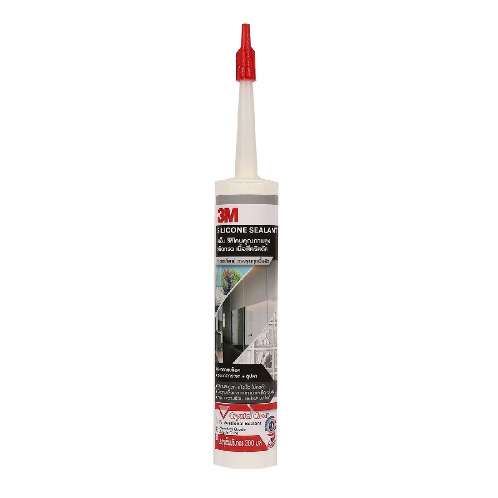 กาวซิลิโคน แบบมีกรด สีใส 3M รุ่น Z055 8140 ขนาด 300 ML