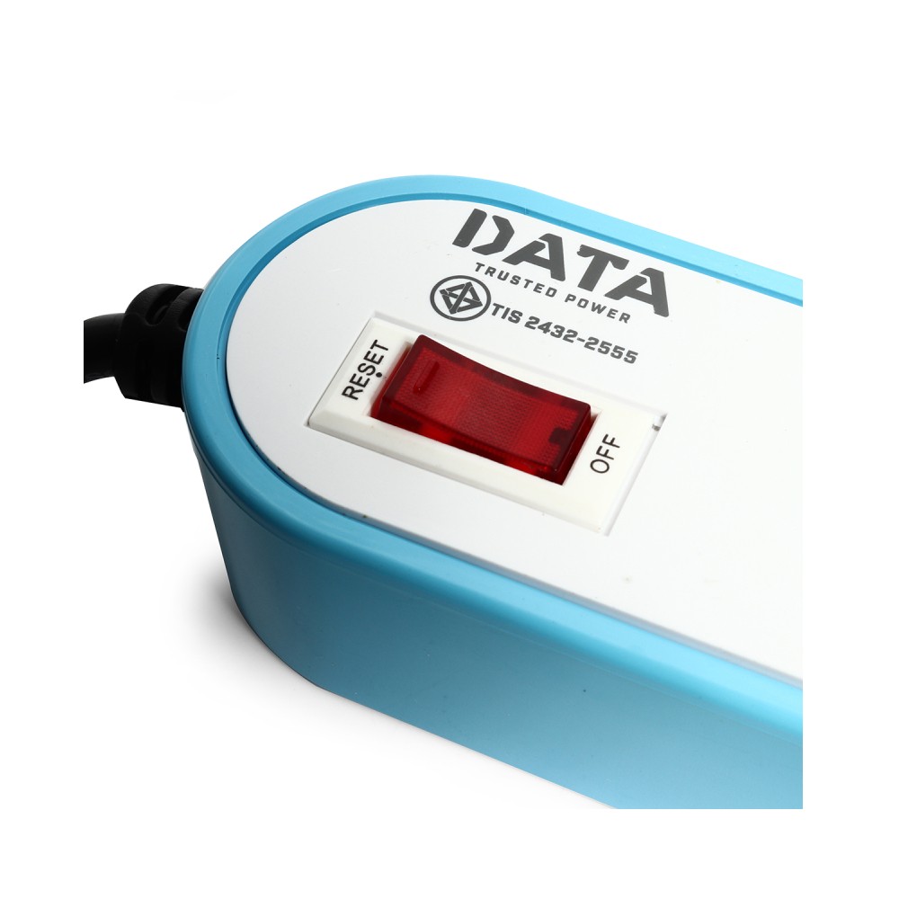 ปลั๊กพ่วง DATA AP3146 มอก  3 ช่อง 1 สวิตซ์ ความยาว 3 เมตร สีฟ้า