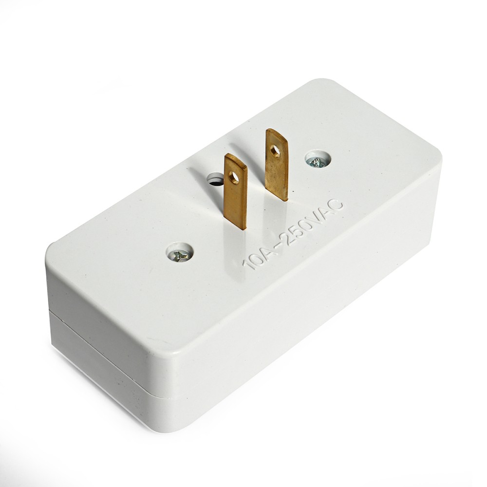 หัวแปลงปลั๊กไฟ อะแดปเตอร์ DATA DP5 ขนาด 1 ช่อง   2ขา 2ช่อง