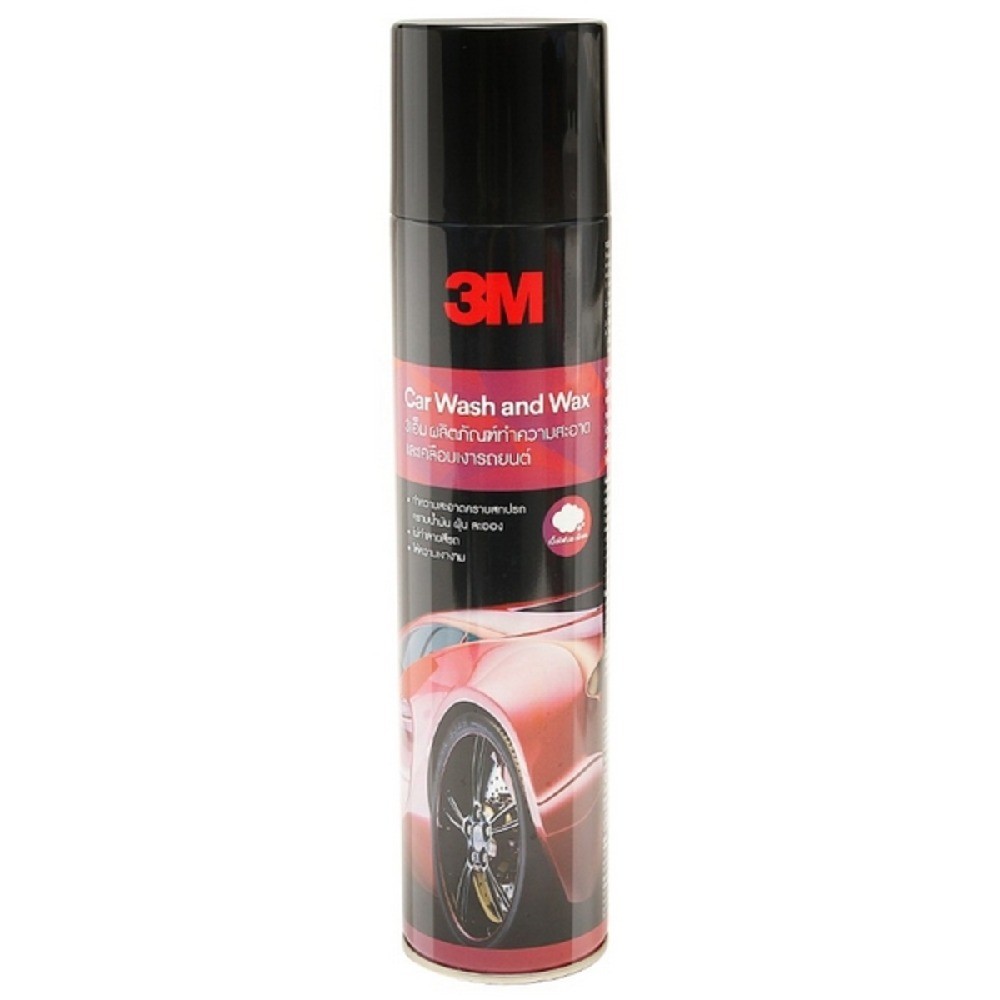 น้ำยาล้างรถและเคลือบเงา 3M รุ่น XS002006707 สูตรโฟม ขนาด 600 ML