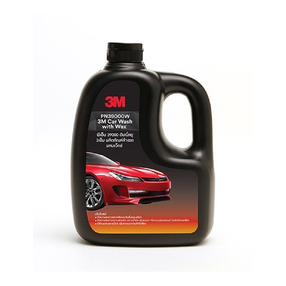 แชมพูล้างรถสูตรผสมแวกซ์ 3M PN39000W รุ่น Z052 2100 ขนาด 1000 ML