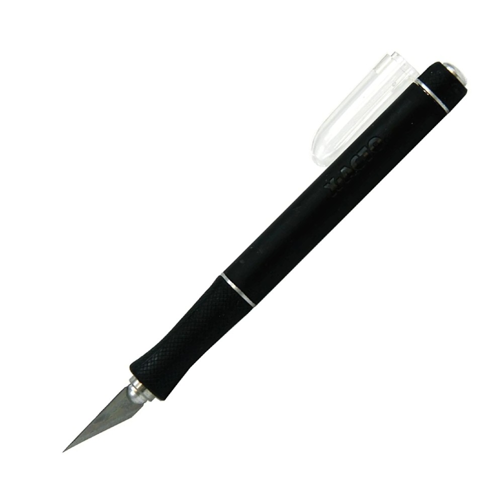 มีดแกะสลัก X Acto X3000  X3730Q  Rubber Grip Knife ด้ามยาง พร้อมฝาปิด