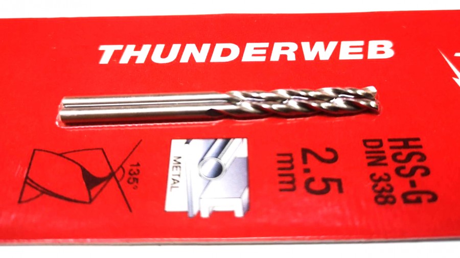 ดอกสว่านเจาะโลหะ Milwaukee THUNDERWEB HSS-G Metal Drill Bit