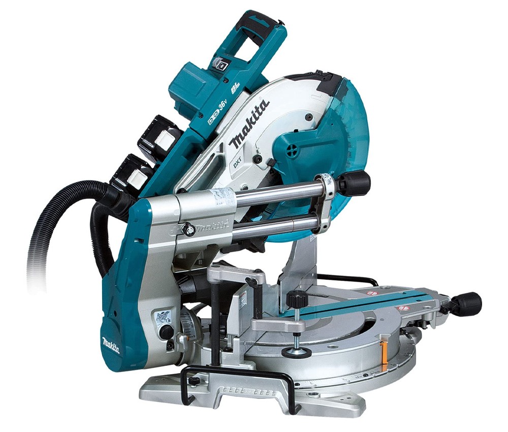 เครื่องเลื่อยสไลด์ 36V MAKITA DLS111Z ขนาด 10-1/4 นิ้ว (260 มิล) เลเซอร์ (ตัวเปล่า)