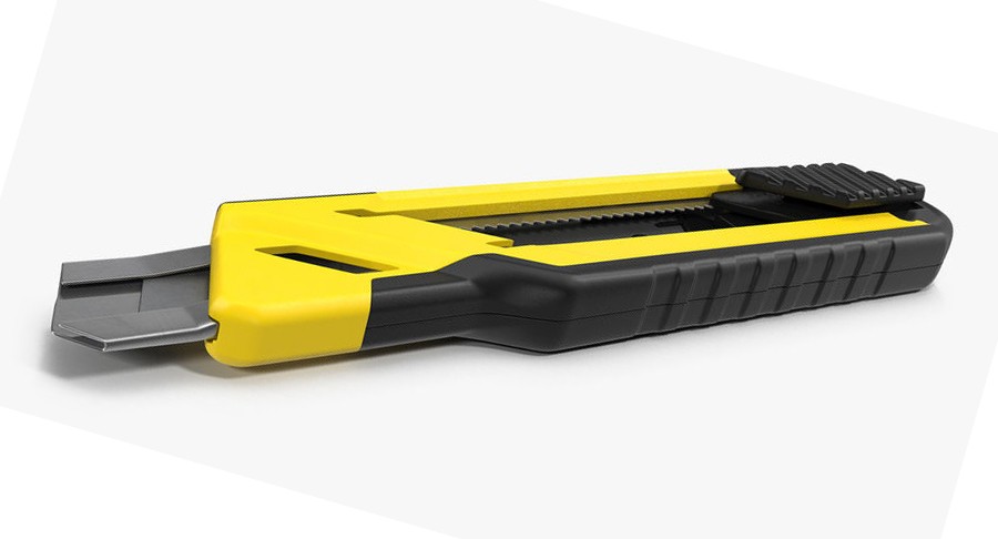 คัตเตอร์ Stanley 10-264 รุ่น Professional ด้ามทีพีอาร์ผสมยาง แบบออโต้ล็อค 9 มม.