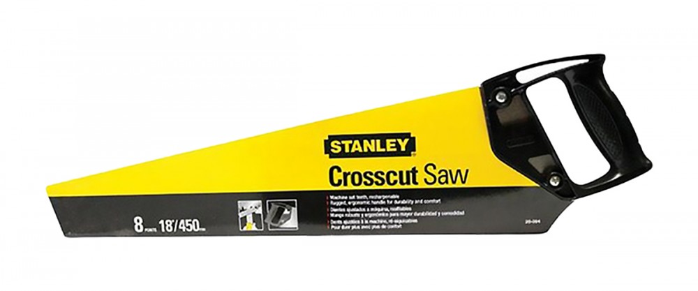 เลื่อยลันดา Stanley 20-004 ด้ามดำ 18 นิ้ว